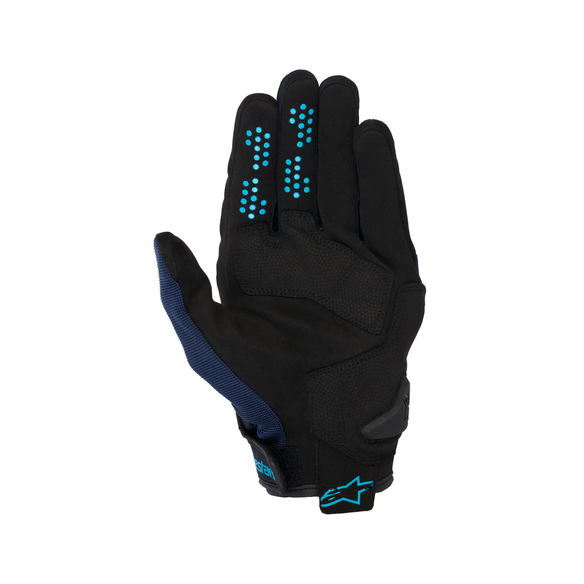 Alpinestars Chrome V2 Gloves Dark Blue / Hawaiian Ocean