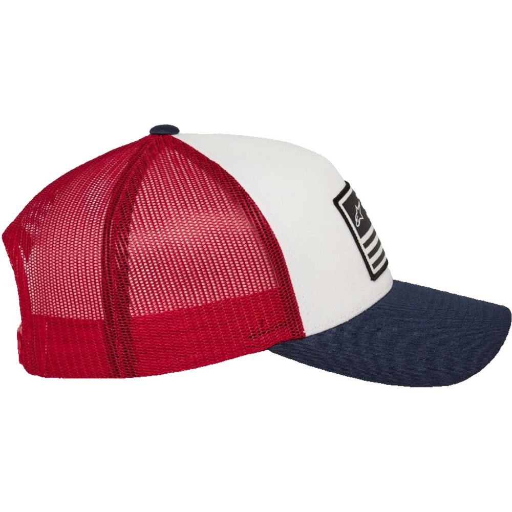 Alpinestars Flag Curved Bill Cap White / Navy / Red