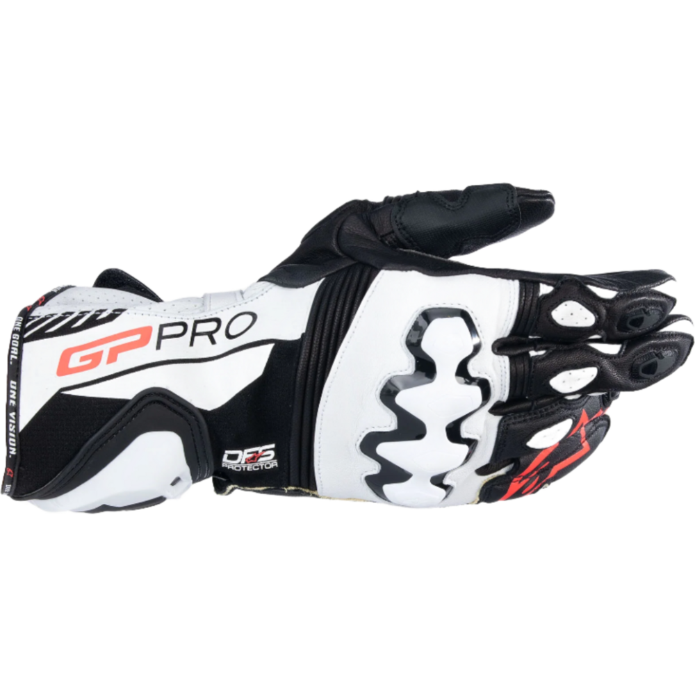 Alpinestars GP Pro R4 Leather Gloves Black / White