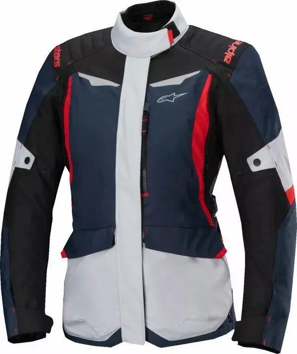 Alpinestars Stella ST-1 Waterproof Ladies Textile Jacket Black / Blue / Grey / Red