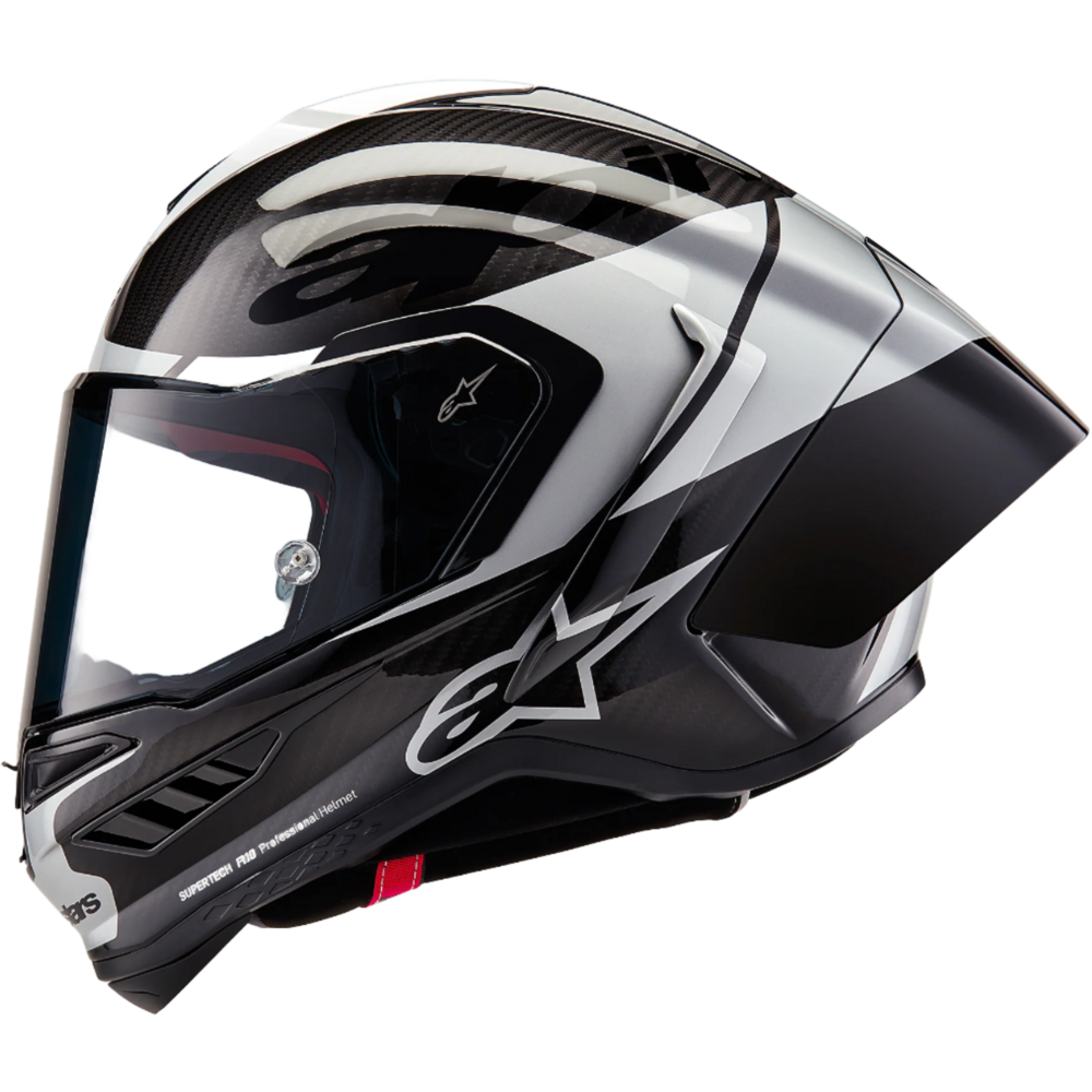 Alpinestars Supertech R10 Element ECE 06 / FIM Gloss Black / Carbon / Silver