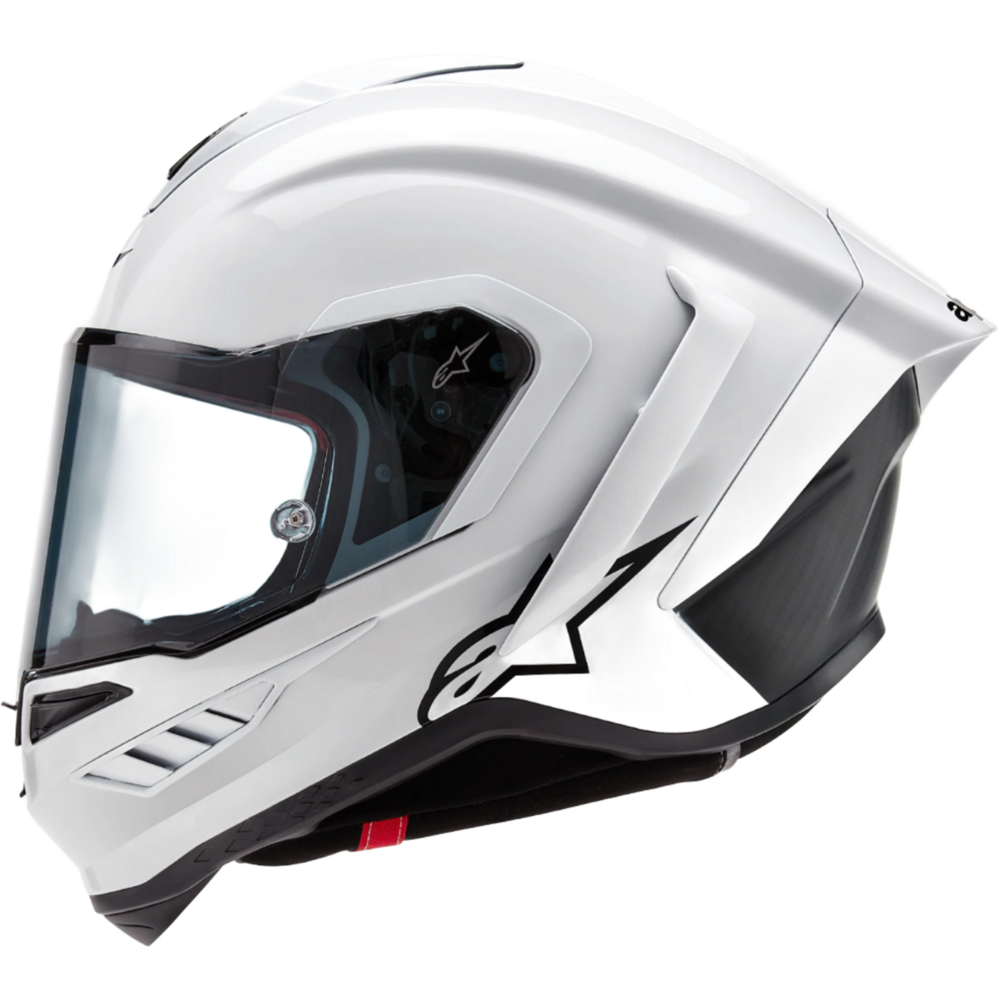 Alpinestars Supertech R10 Solid ECE 06 / FIM Gloss White / Matt Black
