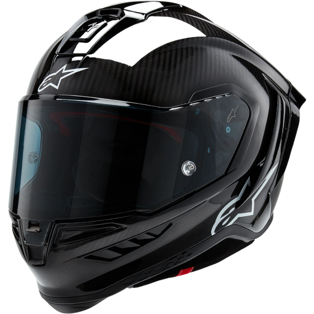 Alpinestars Supertech R10 Solid ECE 06 / FIM Matt & Gloss Black / Carbon