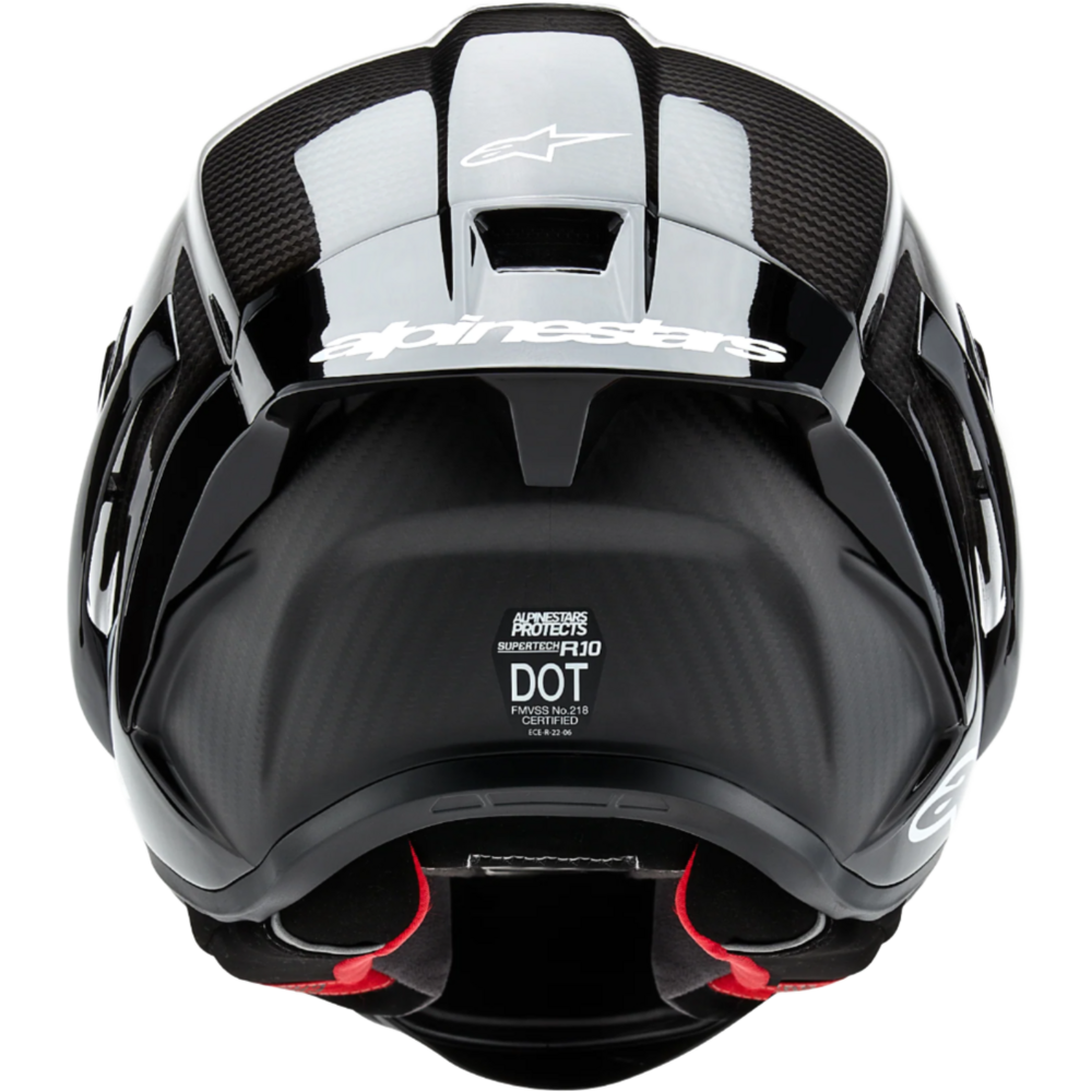Alpinestars Supertech R10 Solid ECE 06 / FIM Matt & Gloss Black / Carbon