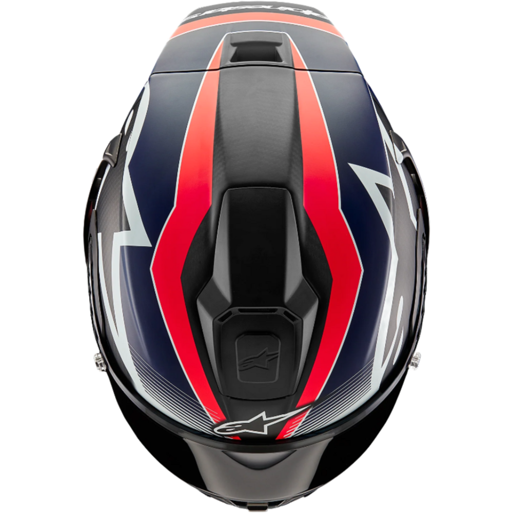Alpinestars Supertech R10 Team ECE 06 / FIM Black / Carbon / Fluo Red / Matt Dark Blue