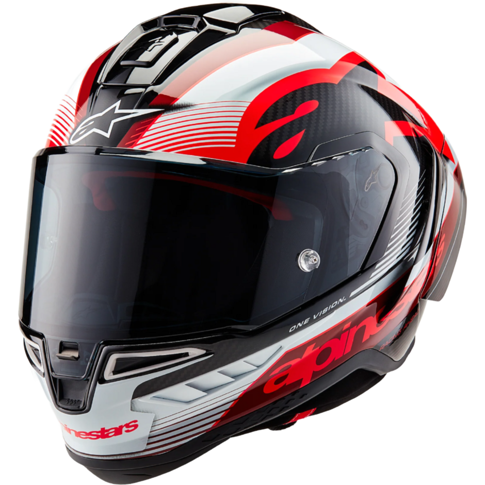 Alpinestars Supertech R10 Team ECE 06 / FIM Black / Carbon / Red / Gloss White