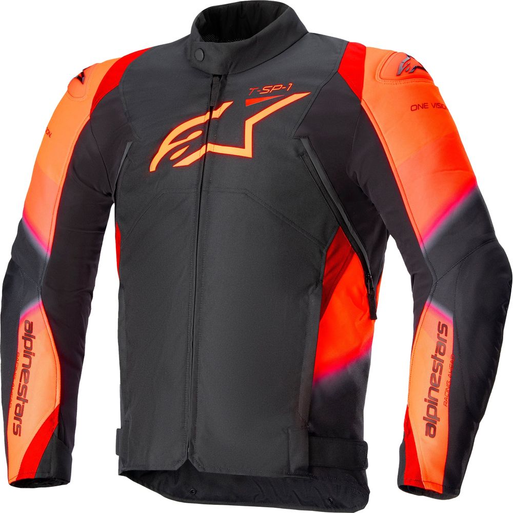 Alpinestars T-SP 1 V2 Waterproof Jacket Black / Fluo Red