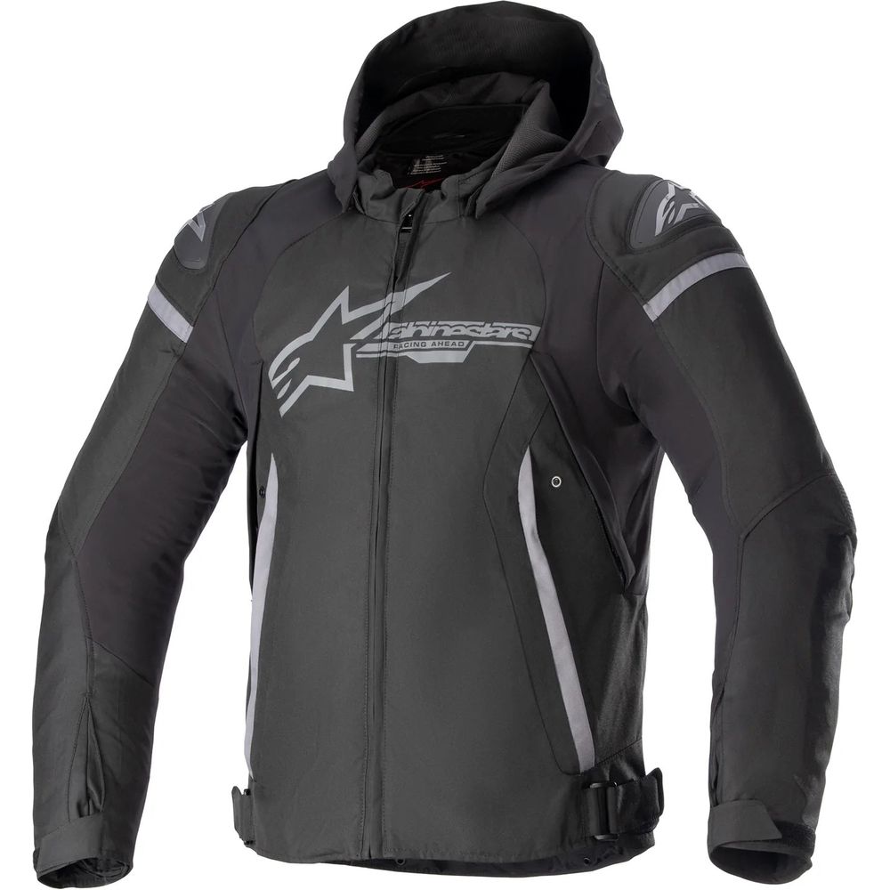 Alpinestars Zaca Waterproof Textile Jacket Black / Dark Grey