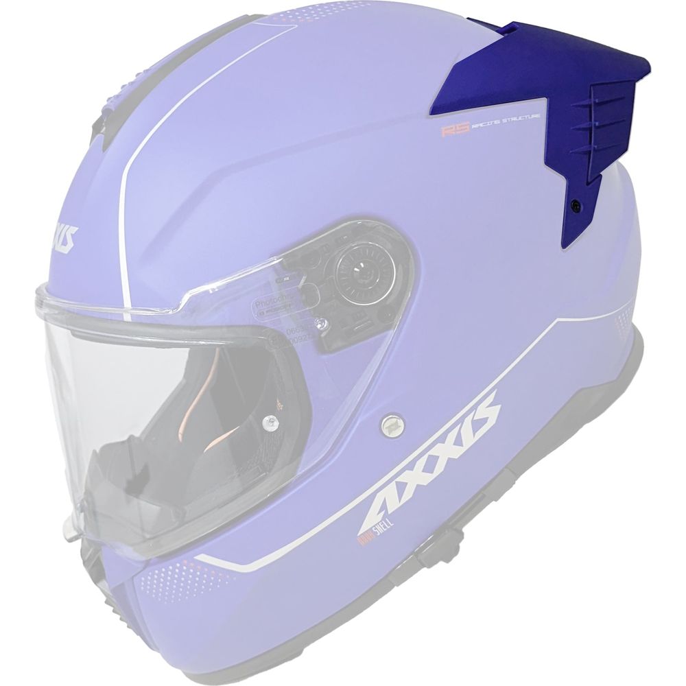 Axxis Hawk Evo SV Long Racing Helmet Spoiler Matt Blue FREE 1 YEAR Returns, FREE UK Delivery | ThrottleChimp