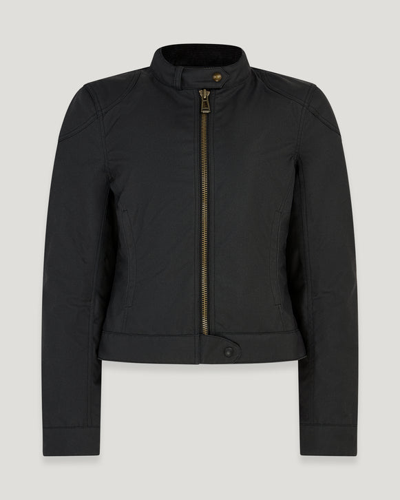 Belstaff Bamburgh Ladies Textile Jacket Black FREE 1 YEAR Returns, FREE UK Delivery | ThrottleChimp