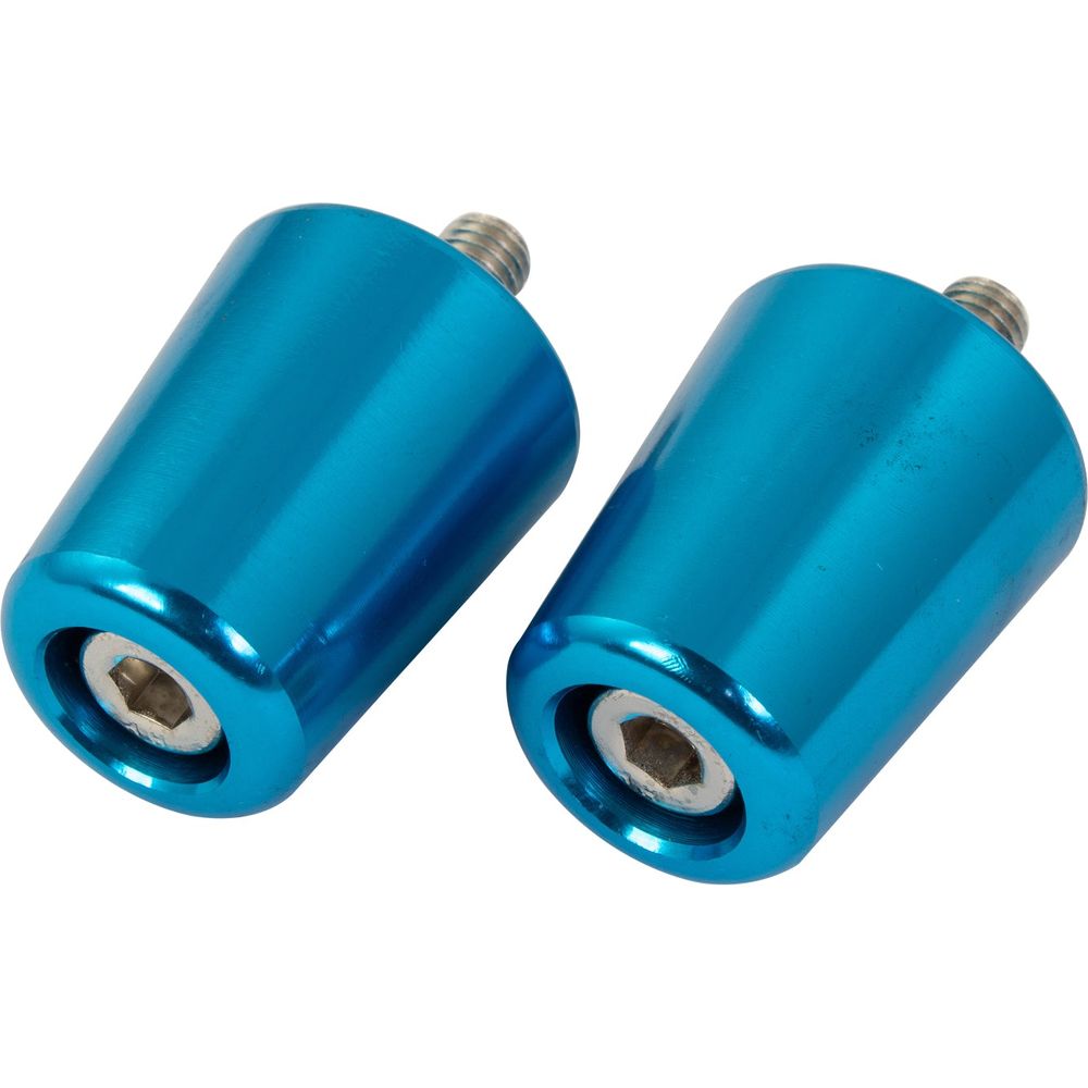 Bike It Alloy Kawasaki Flush Type Bar End Weights Blue FREE 1 YEAR Returns, FREE UK Delivery | ThrottleChimp
