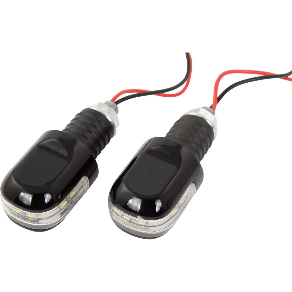 Bike It Bar Ends With White LEDs Black FREE 1 YEAR Returns, FREE UK Delivery | ThrottleChimp
