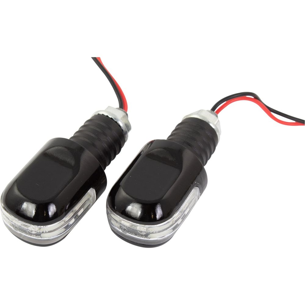 Bike It Bar Ends With Amber LED Indicators Black FREE 1 YEAR Returns, FREE UK Delivery | ThrottleChimp