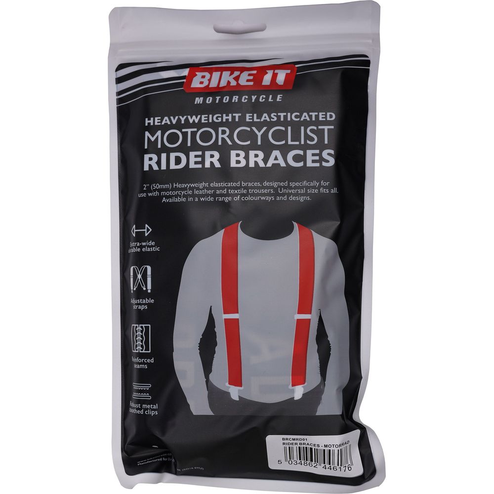 Bike It Rider Braces - Motorad FREE 1 YEAR Returns, FREE UK Delivery | ThrottleChimp