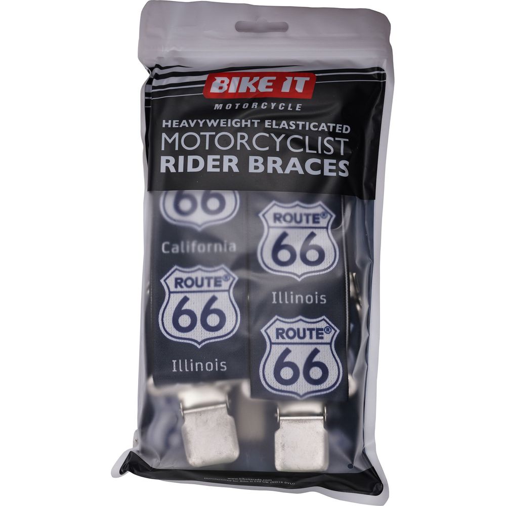 Bike It Rider Braces - Route 66 FREE 1 YEAR Returns, FREE UK Delivery | ThrottleChimp