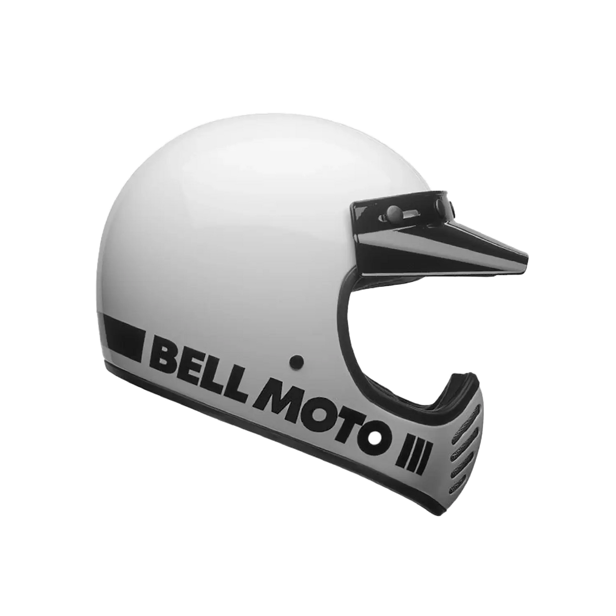 Bell Moto-3 Classic ECE 22.06 White