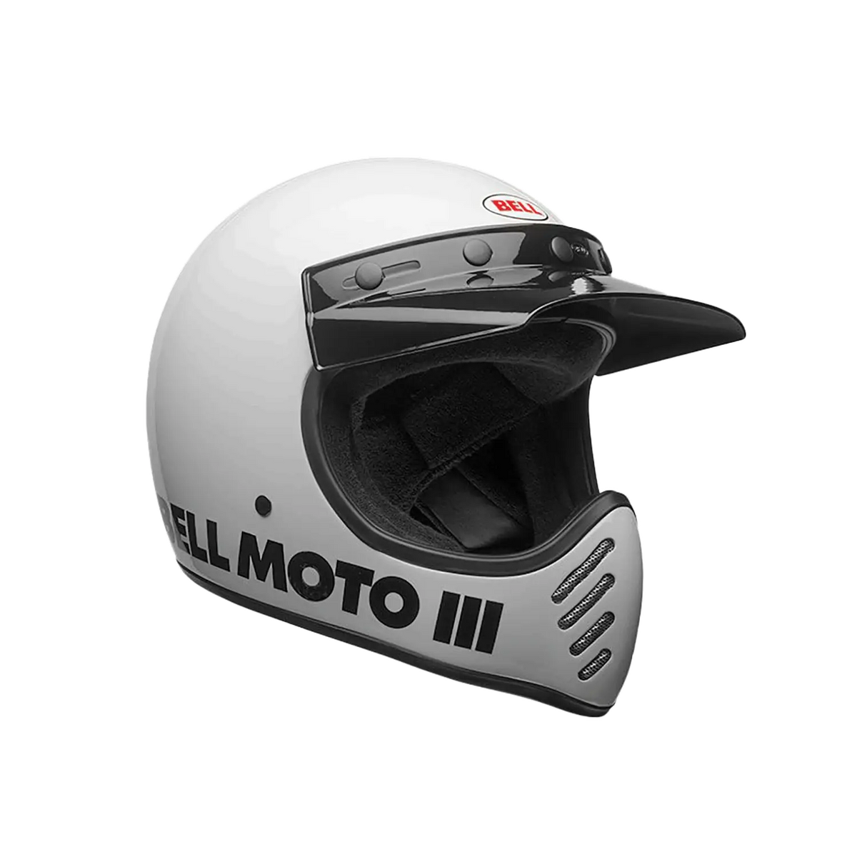 Bell Moto-3 Classic ECE 22.06 White