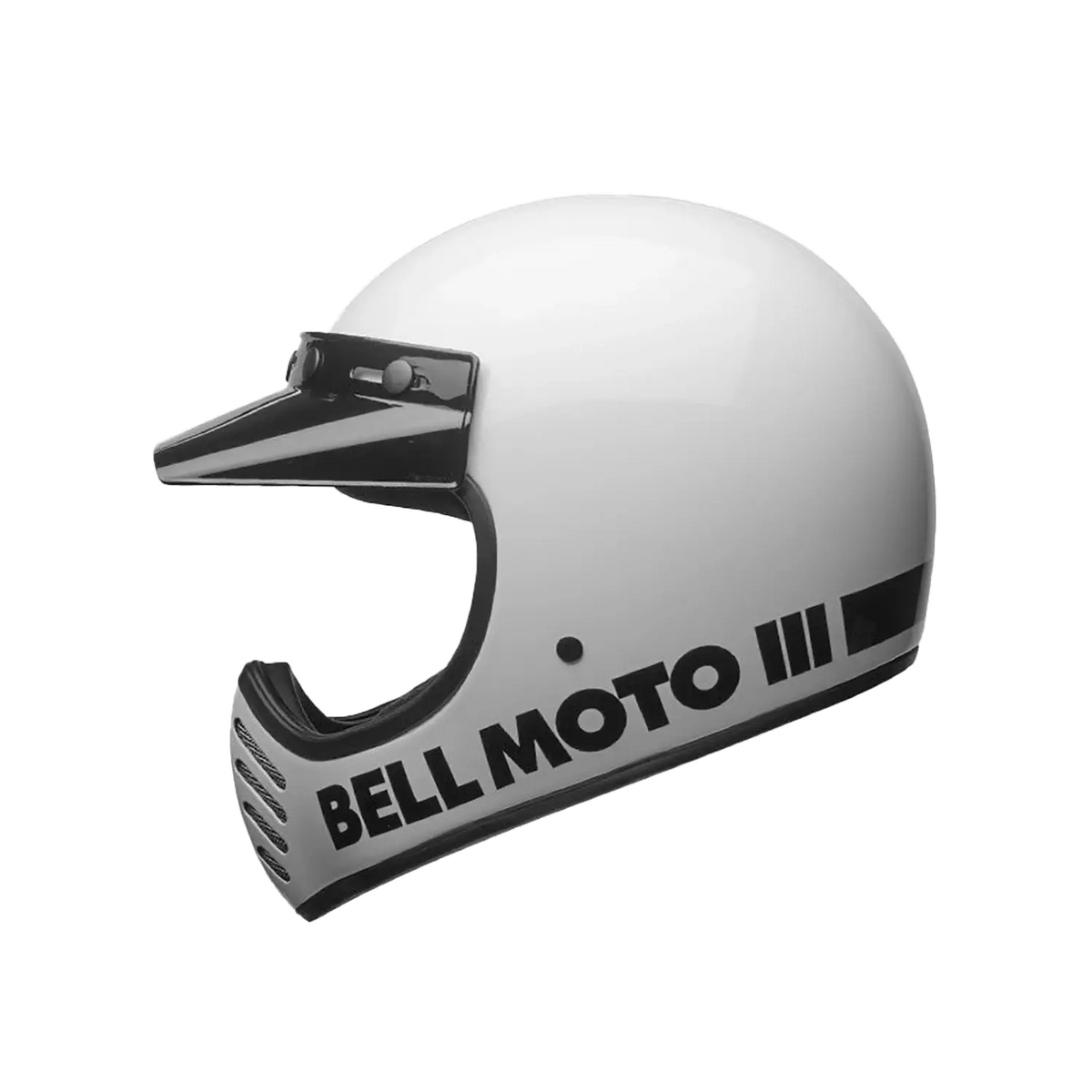 Bell Moto-3 Classic ECE 22.06 White