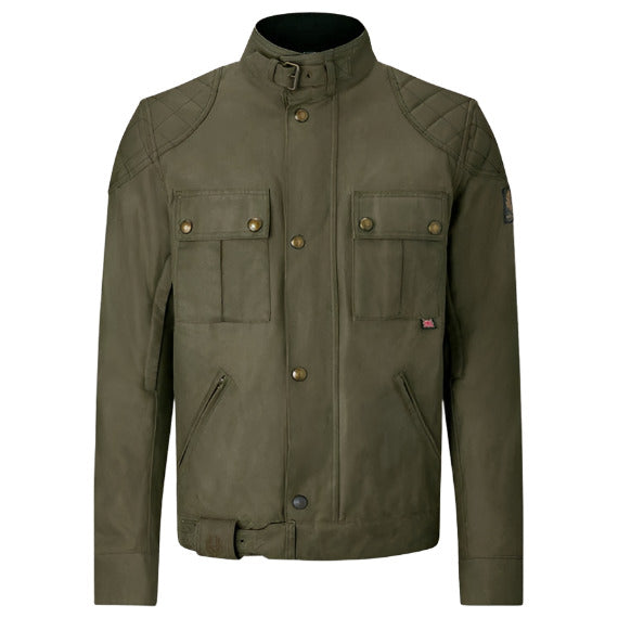 Belstaff Brooklands Waxed Cotton Jacket Olive