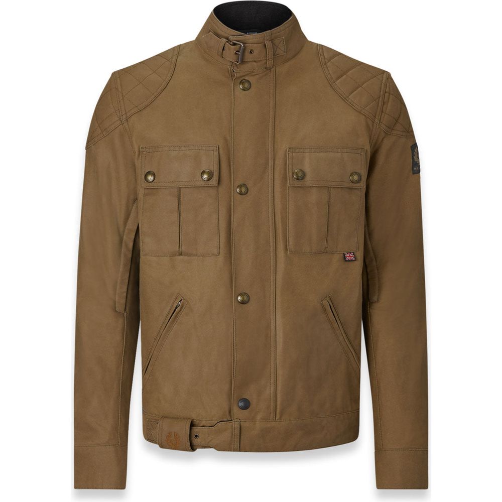 Belstaff Brooklands Waxed Cotton Jacket Sand