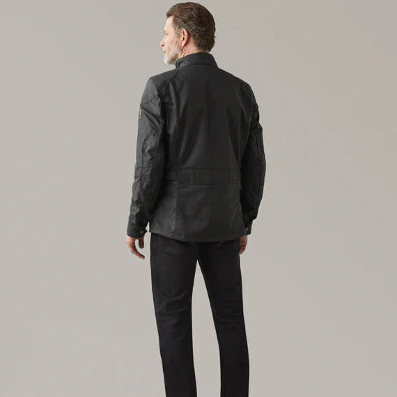 Belstaff Crosby Technical Waxed Cotton Jacket Black