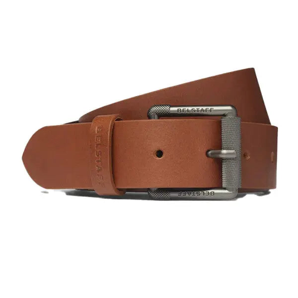 Belstaff Roller Buckle Belt Earth Brown