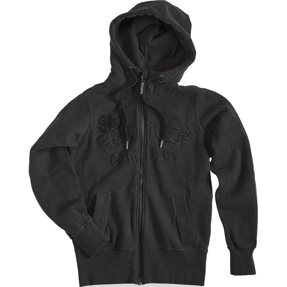 Rokker TRC Ladies Hoodie Black FREE 1 YEAR Returns, FREE UK Delivery | ThrottleChimp