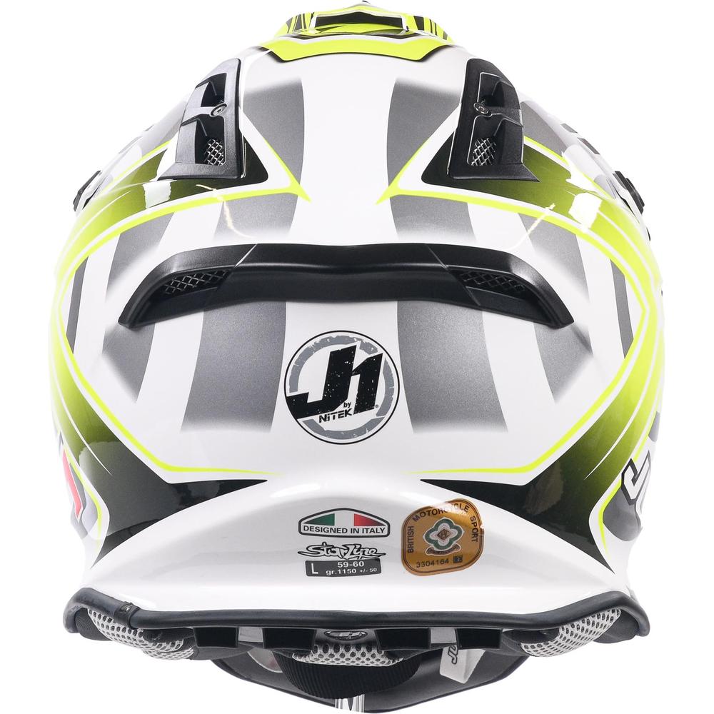 Just1 J12 Carbon MX Helmet Mister X Yellow FREE 1 YEAR Returns, FREE UK Delivery | ThrottleChimp