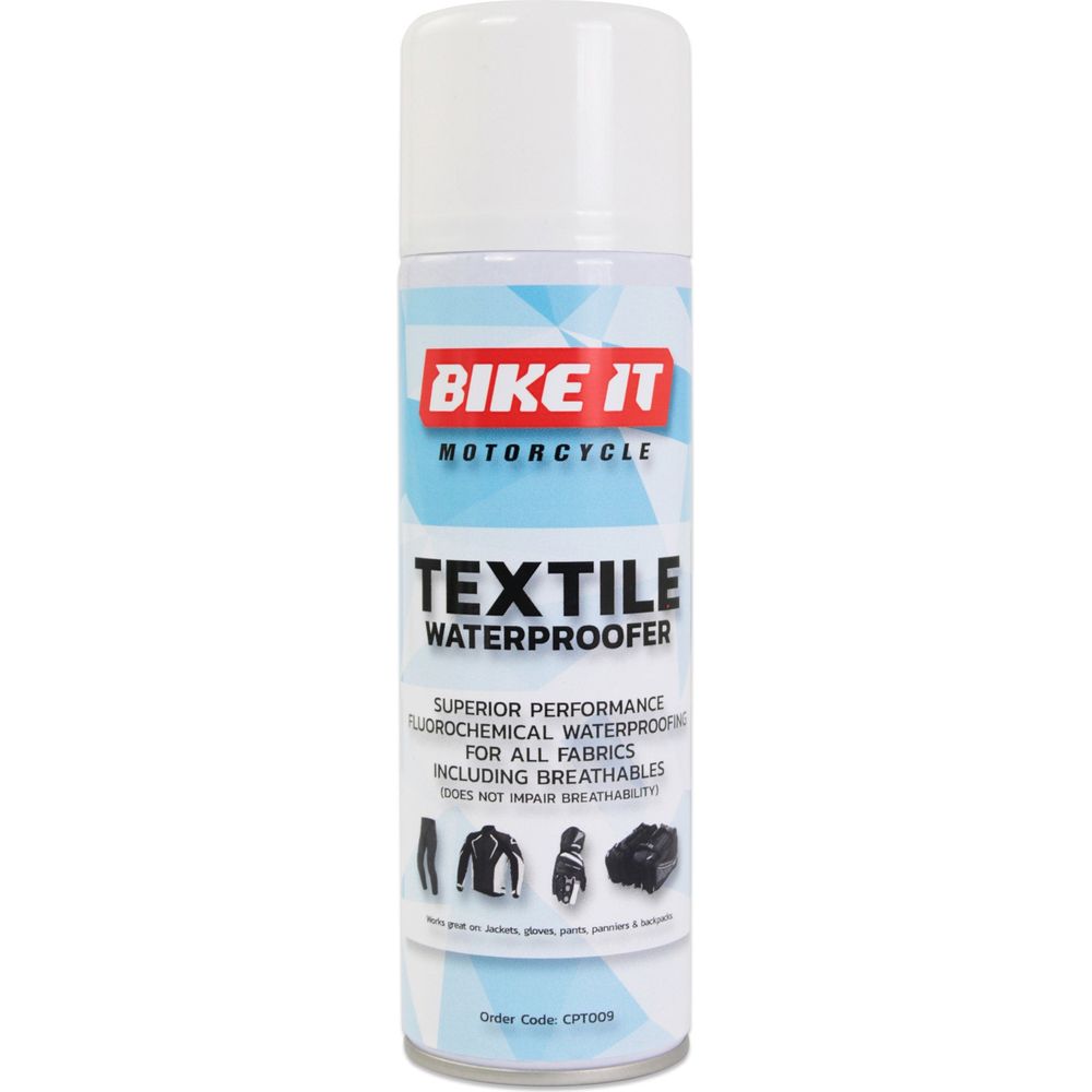 Bike It Textile Waterproofer And Protector - 300ml FREE 1 YEAR Returns, FREE UK Delivery | ThrottleChimp