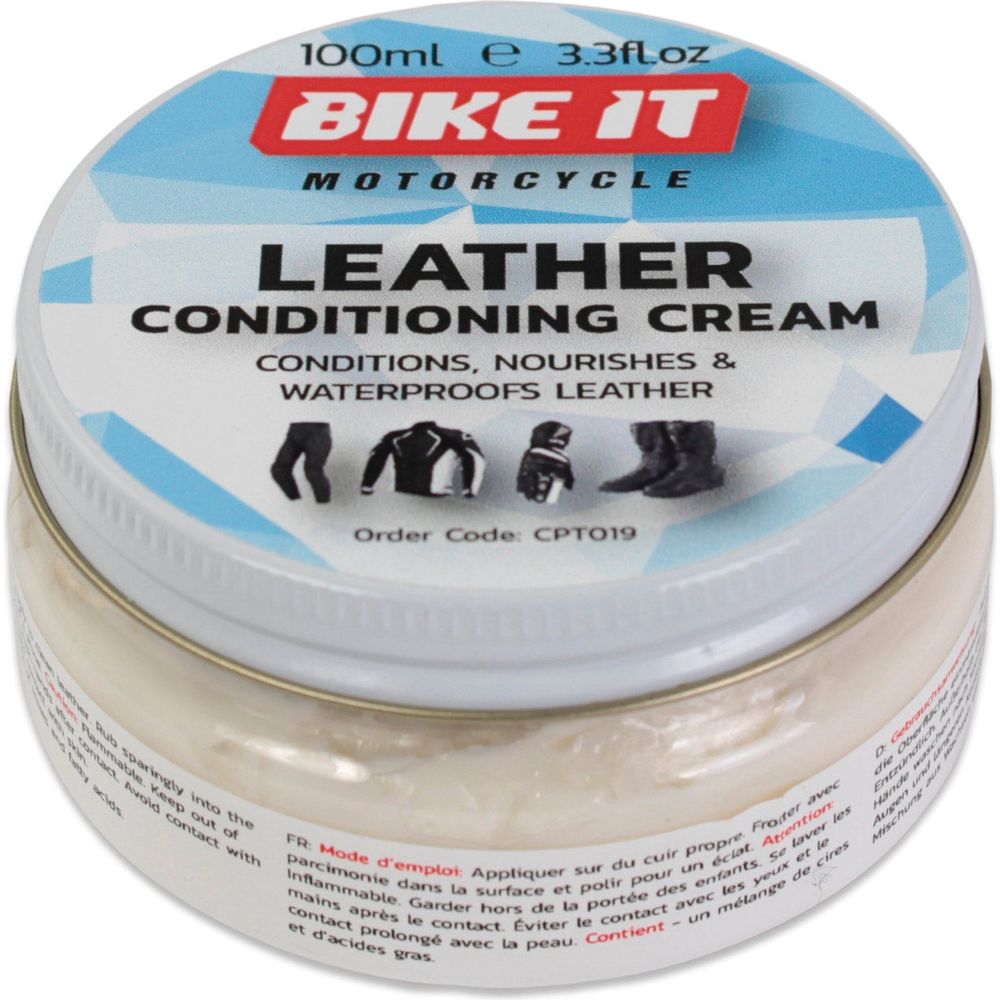 Bike It Leather Conditoner And Water Repellency Cream FREE 1 YEAR Returns, FREE UK Delivery | ThrottleChimp