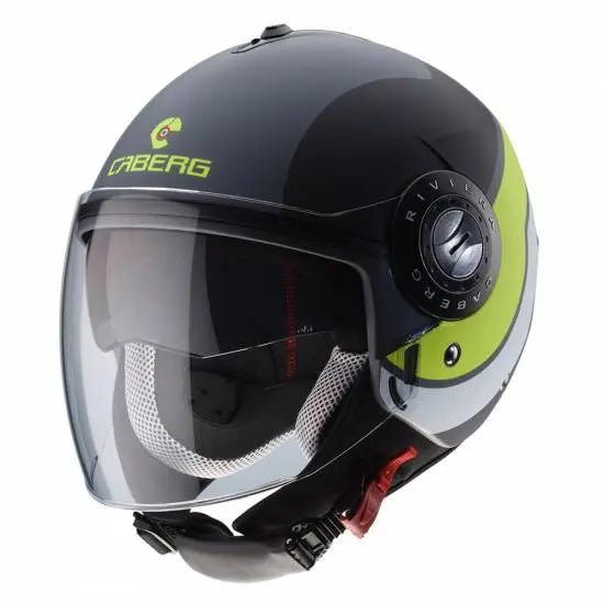 Caberg Riviera Sway Matt Anthracite / Black / Fluo Yellow