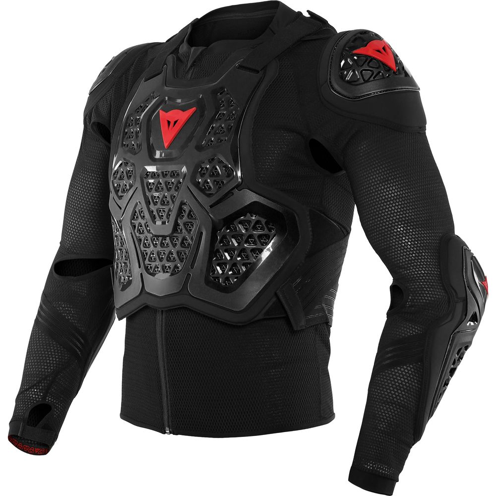 Dainese MX 2 Safety Jacket Body Armour Black FREE 1 YEAR Returns, FREE UK Delivery | ThrottleChimp