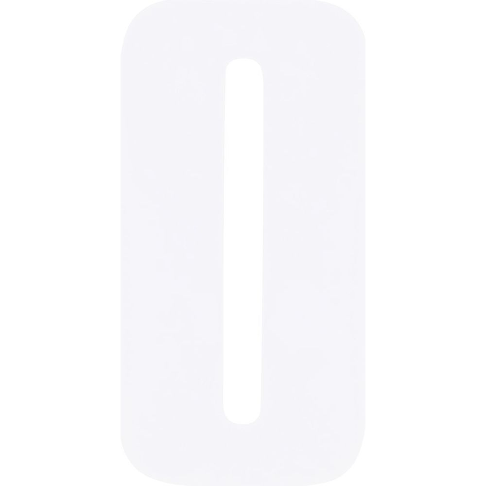 Bike It Race Numbers #0 Decal White FREE 1 YEAR Returns, FREE UK Delivery | ThrottleChimp