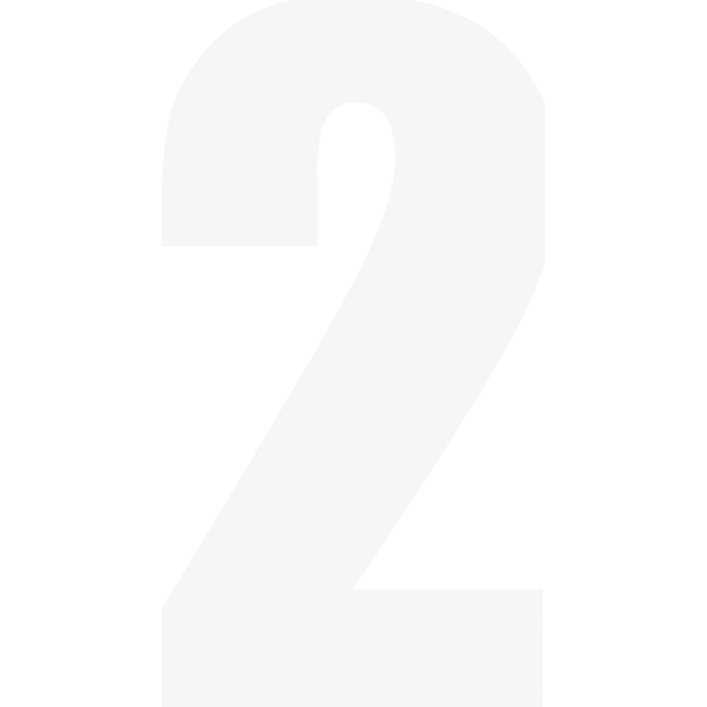 Bike It Race Numbers #2 Decal White FREE 1 YEAR Returns, FREE UK Delivery | ThrottleChimp