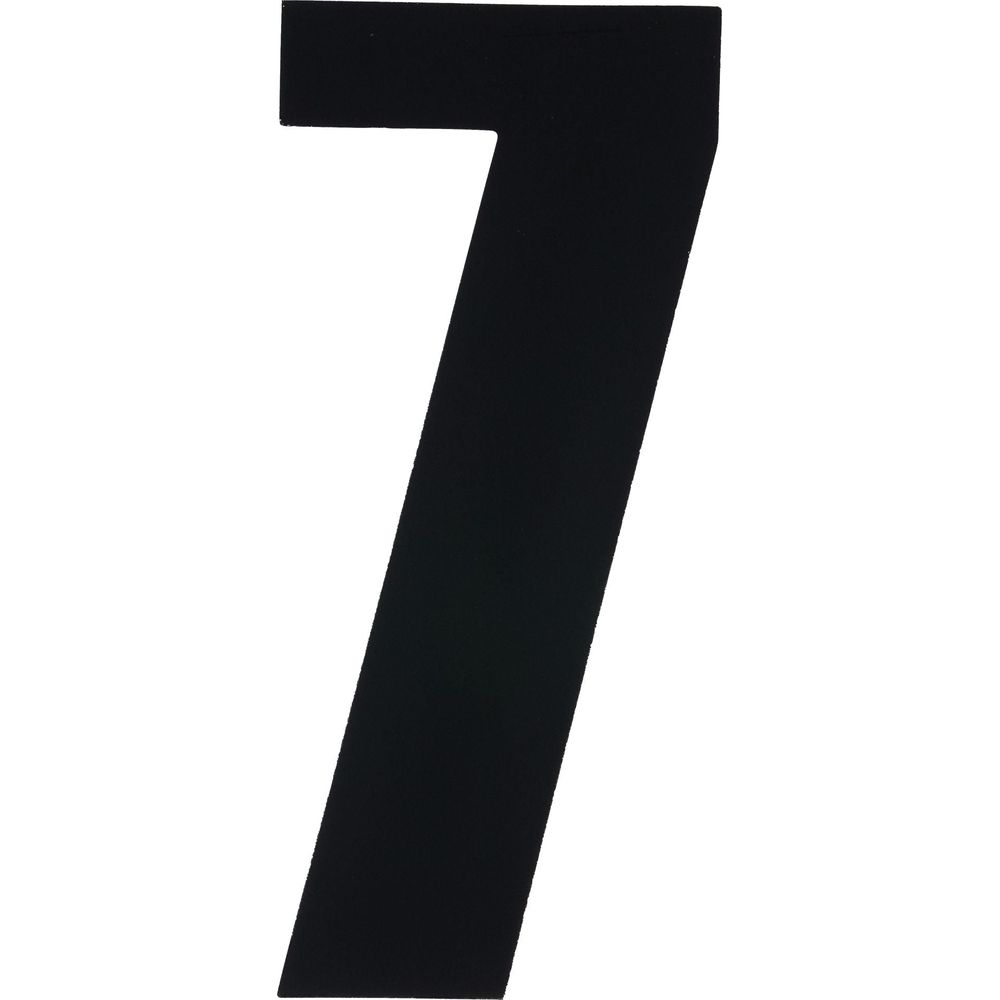 Bike It Race Numbers #7 Decal Black FREE 1 YEAR Returns, FREE UK Delivery | ThrottleChimp