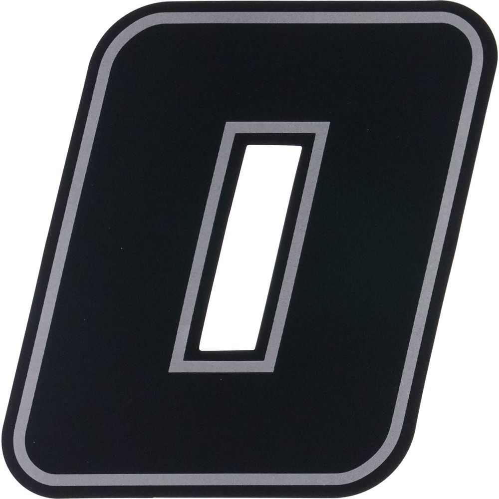Bike It Deluxe Race Numbers #0 Decal Black FREE 1 YEAR Returns, FREE UK Delivery | ThrottleChimp
