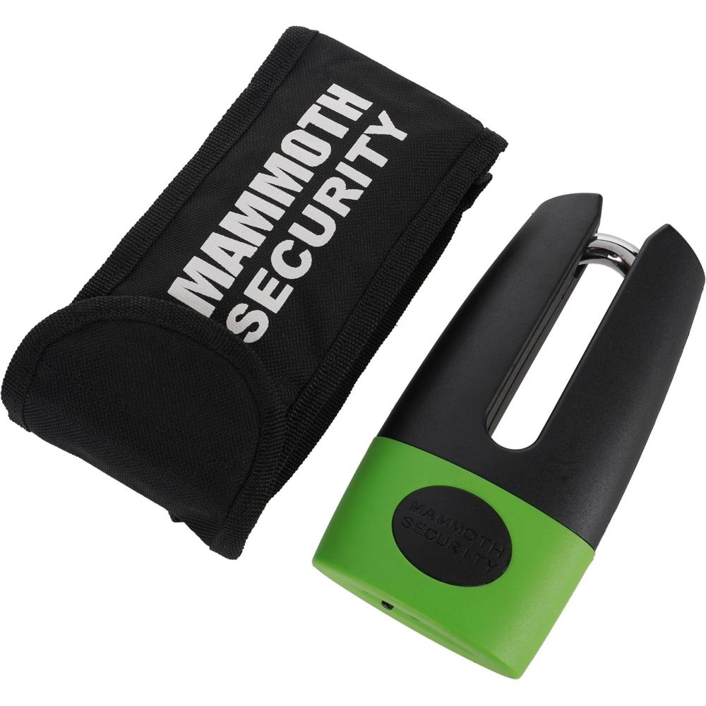Mammoth Security Thatcham Shackle Disc Lock With 11 MM Pin And Reminder Coil FREE 1 YEAR Returns, FREE UK Delivery | ThrottleChimp