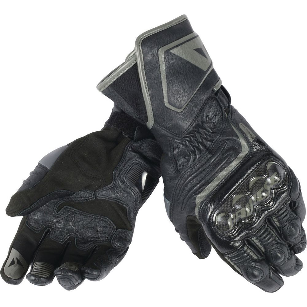 Dainese Carbon D1 CE Long Leather Gloves Black / Black / Black
