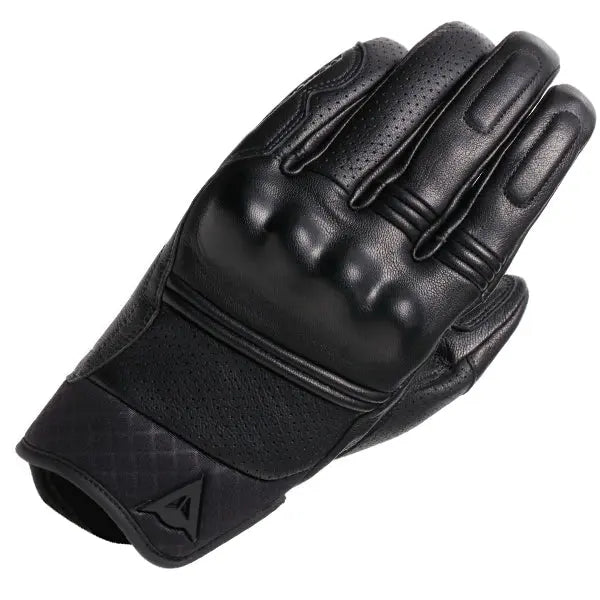 Dainese Folgor Leather Gloves Black FREE 1 YEAR Returns, FREE UK Delivery | ThrottleChimp
