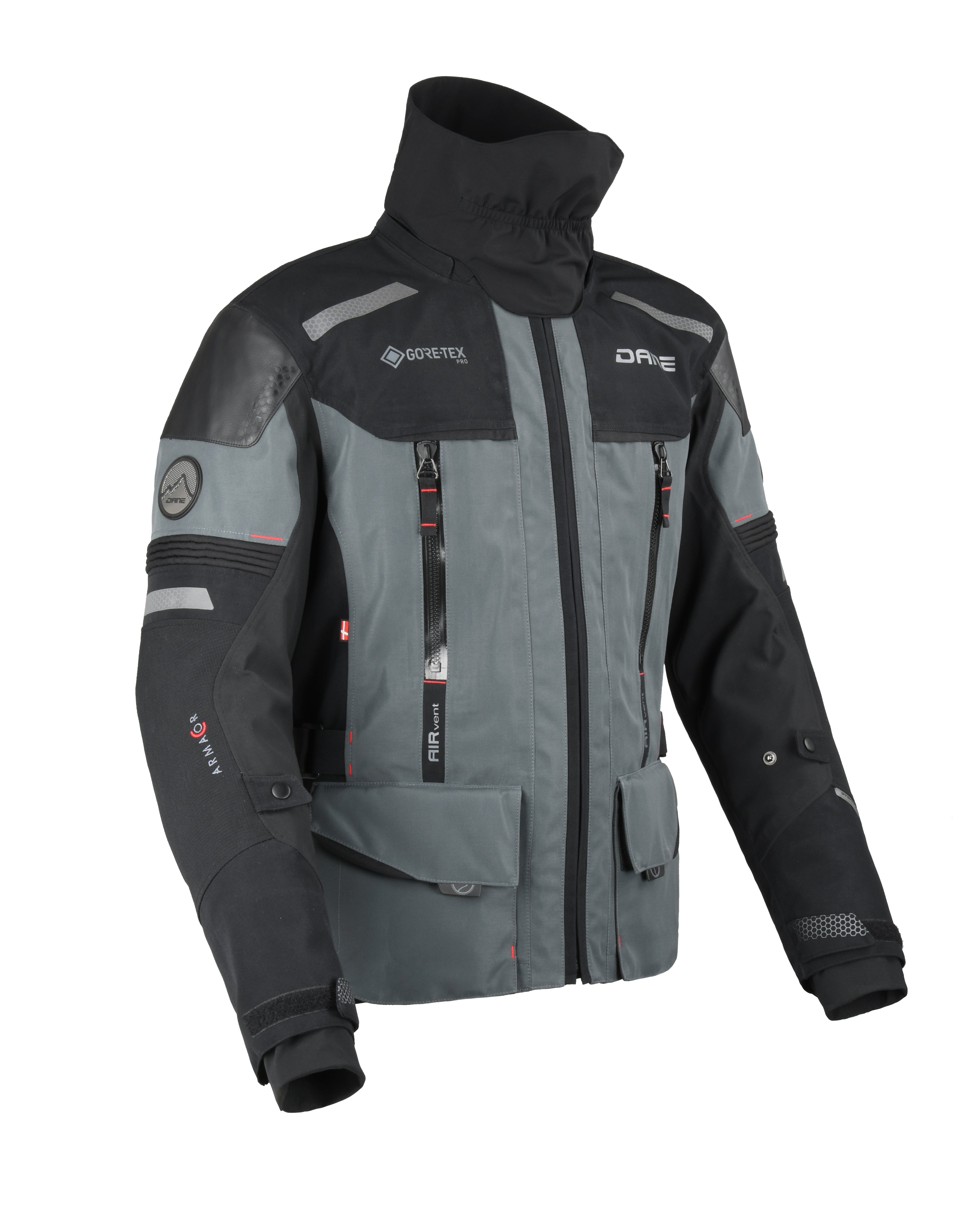 Dane Bornholm Gore-Tex Pro Jacket Black / Grey FREE 1 YEAR Returns, FREE UK Delivery | ThrottleChimp
