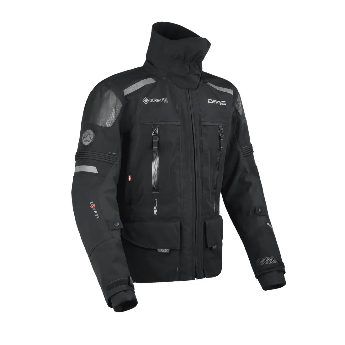 Dane Bornholm Gore-Tex Pro Jacket Black FREE 1 YEAR Returns, FREE UK Delivery | ThrottleChimp