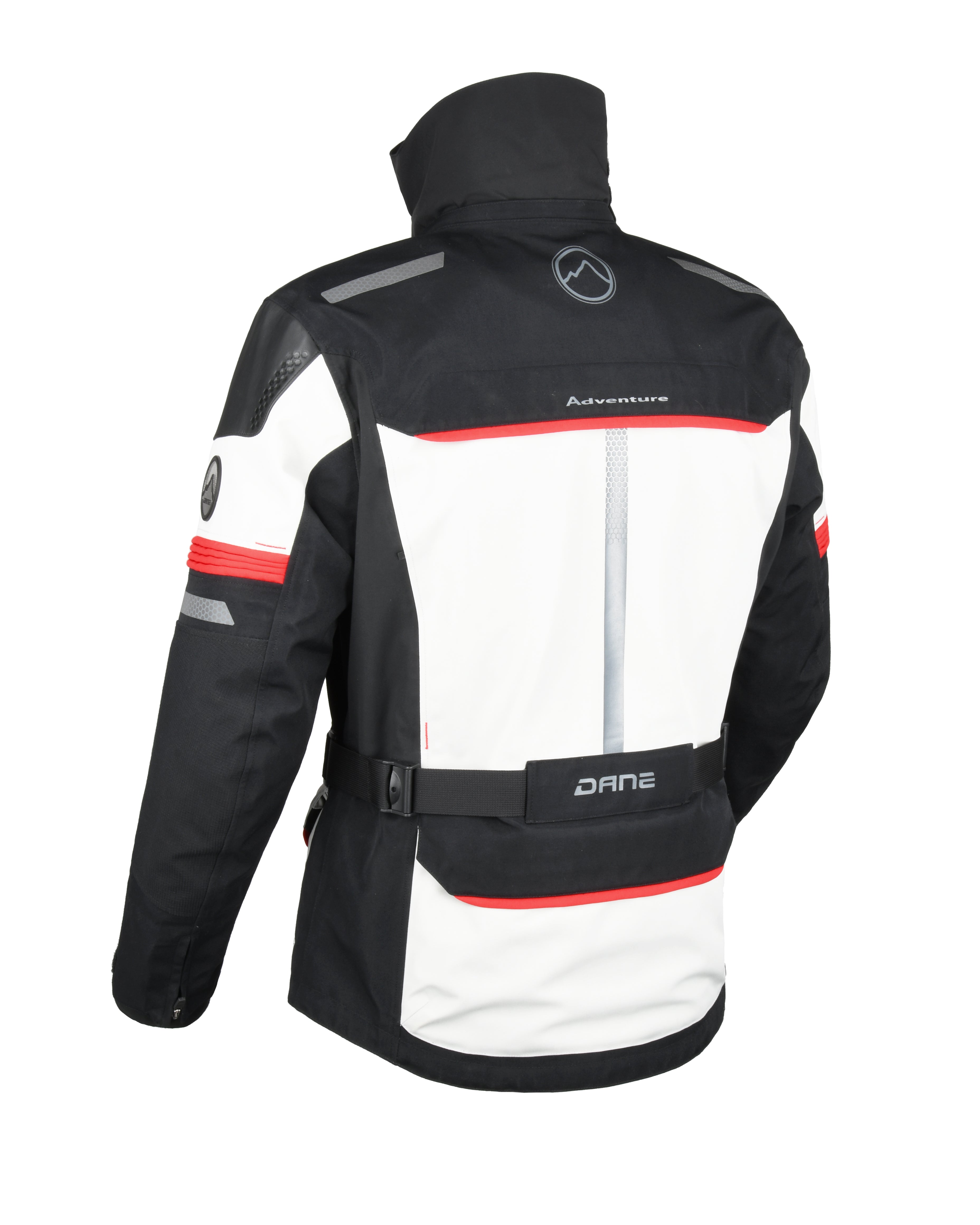 Dane Bornholm Gore-Tex Pro Jacket Grey / Red FREE 1 YEAR Returns, FREE UK Delivery | ThrottleChimp