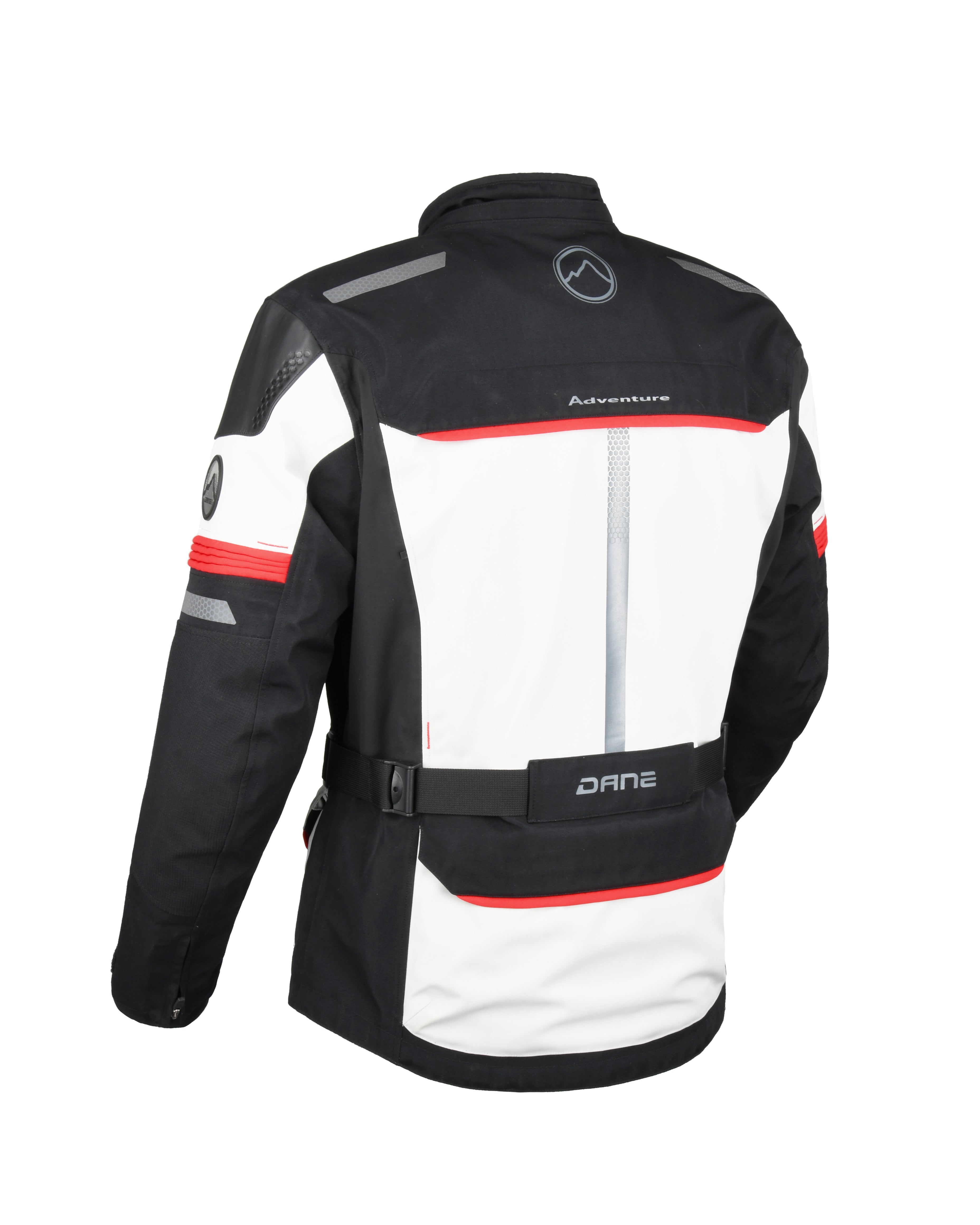 Dane Bornholm Gore-Tex Pro Jacket Grey / Red FREE 1 YEAR Returns, FREE UK Delivery | ThrottleChimp