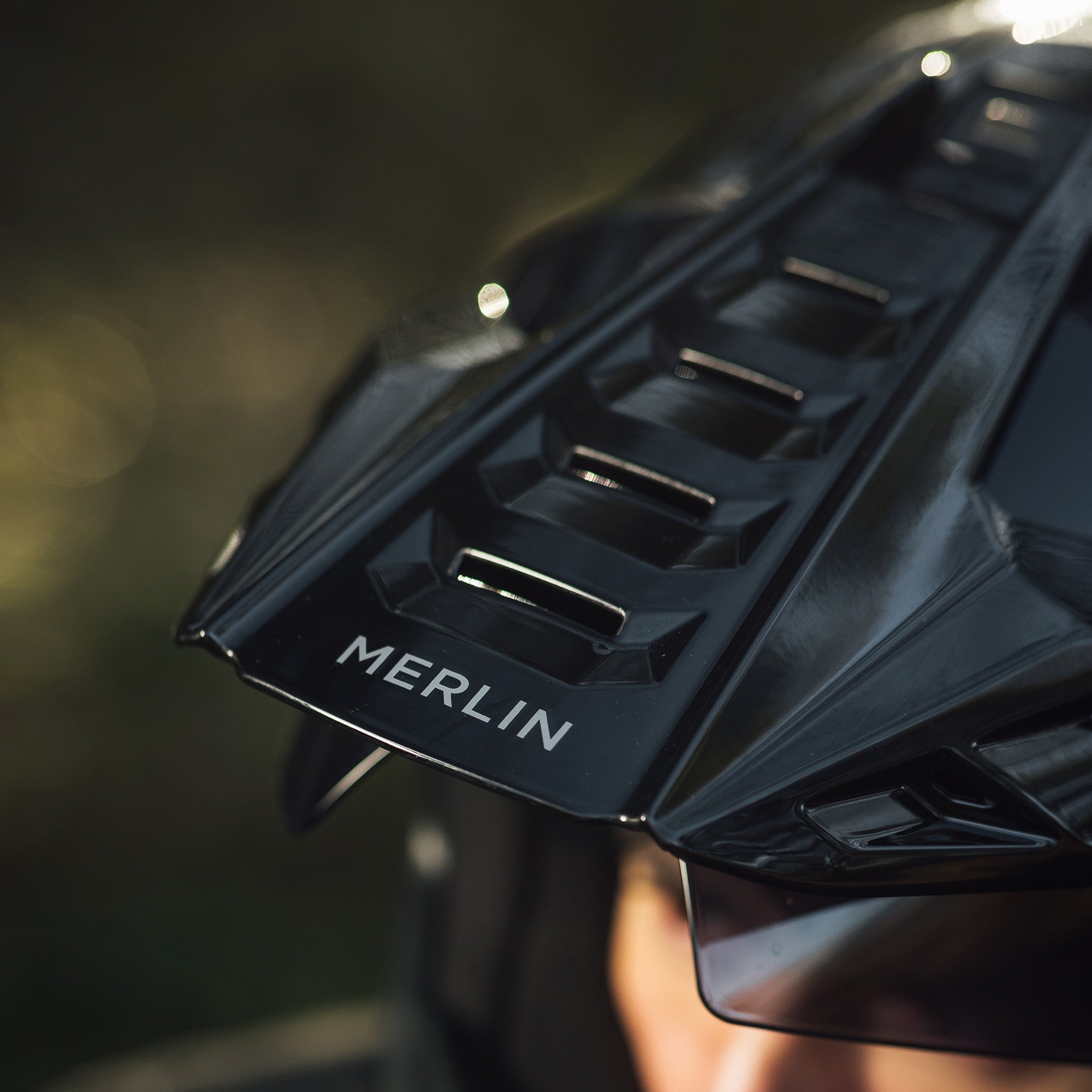 Merlin Torres Gloss Black FREE 1 YEAR Returns, FREE UK Delivery | ThrottleChimp