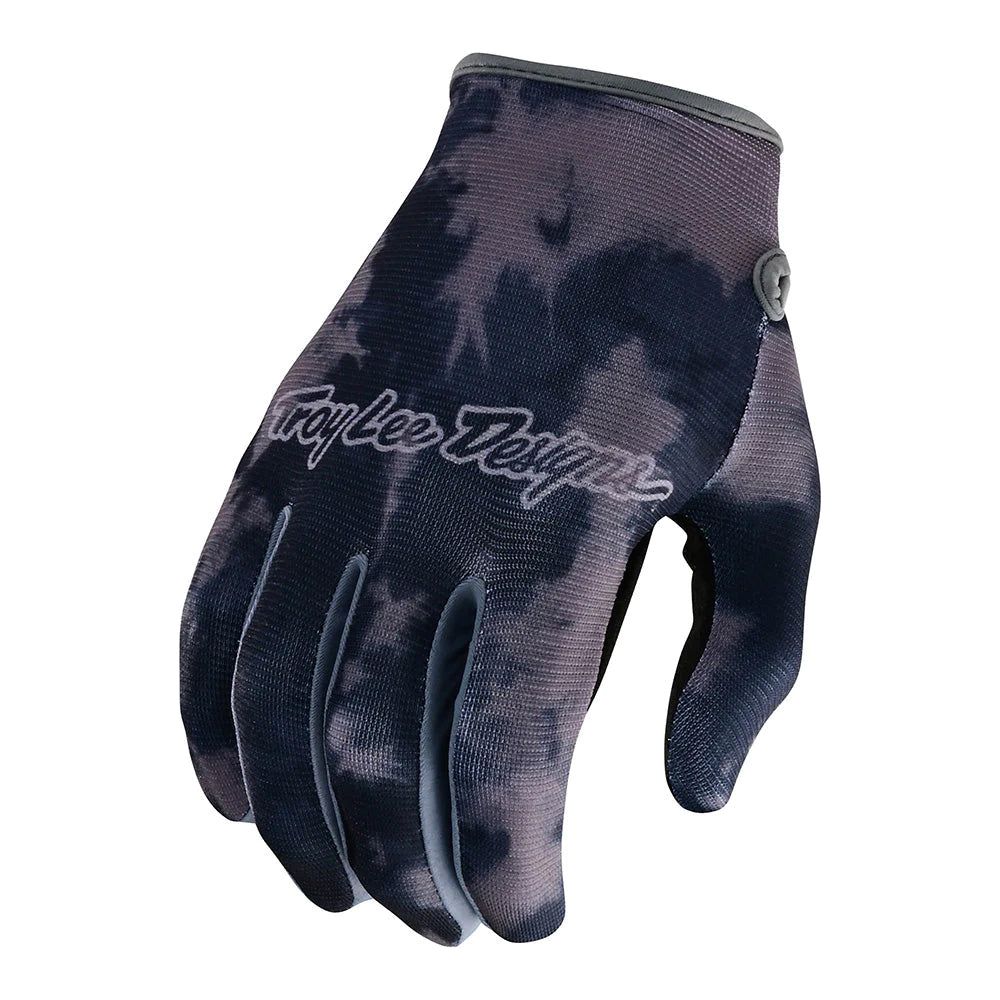 Troy Lee Designs Flowline Textile Gloves Plot Charcoal FREE 1 YEAR Returns, FREE UK Delivery | ThrottleChimp