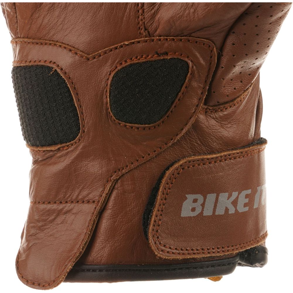 Bike It Ultimate Cruiser UCG Leather Gloves Brown FREE 1 YEAR Returns, FREE UK Delivery | ThrottleChimp