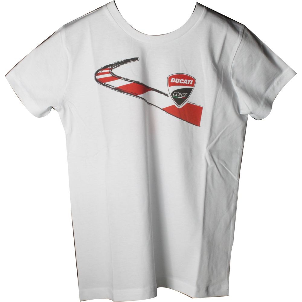 MotoGP Ducati Racing Kids T-Shirt White FREE 1 YEAR Returns, FREE UK Delivery | ThrottleChimp