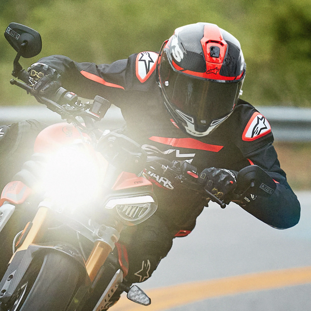 Red white and black leather jacket hot sale