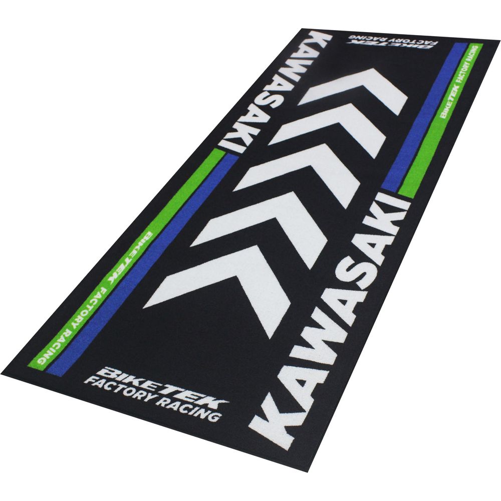 BikeTek Series 4 Kawasaki Garage Mat FREE 1 YEAR Returns, FREE UK Delivery | ThrottleChimp