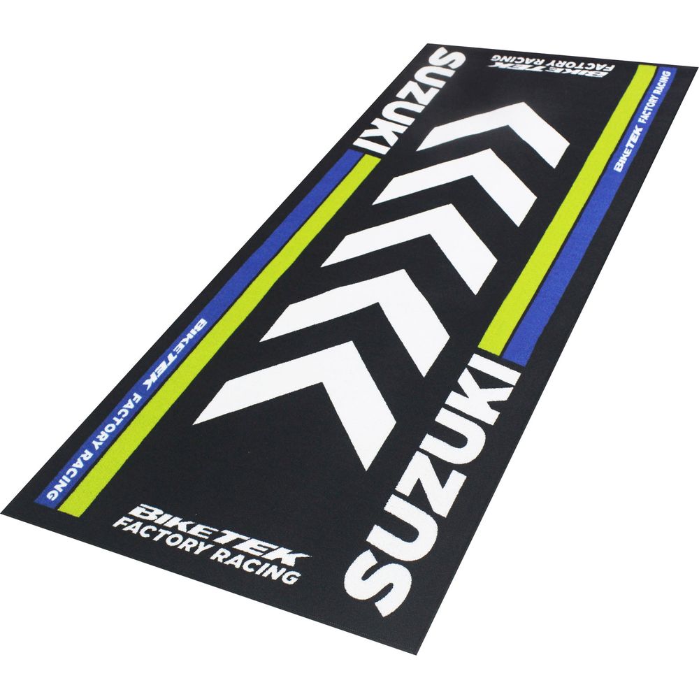 BikeTek Series 4 Suzuki Garage Mat FREE 1 YEAR Returns, FREE UK Delivery | ThrottleChimp
